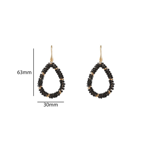 Drop Dangle Black Oorbellen E55218-1 Drop Dangle Black Oorbellen E55218-1