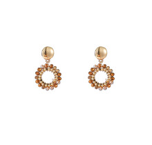 Round Dangle Oorbellen E55215-7