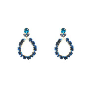 Flowery Flow Dark Blue Oorbellen E55180-2 Flowery Flow Dark Blue Oorbellen E55180-2