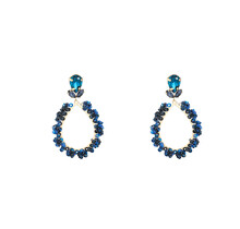 Flowery Flow Dark Blue Oorbellen E55180-2