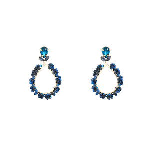 Flowery Flow Dark Blue Oorbellen E55180-2