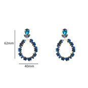 Flowery Flow Dark Blue Oorbellen E55180-2 Flowery Flow Dark Blue Oorbellen E55180-2