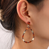 Open Drop Dangle Brown Oorbellen E55144-3 Open Drop Dangle Brown Oorbellen E55144-3