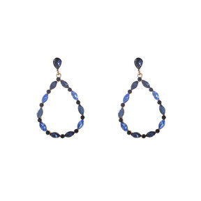 Open Drop Dangle Blue Oorbellen E55144-2