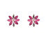 Day & Eve by Go Dutch Label Big Flower Stud Grey Oorbellen E55141-4