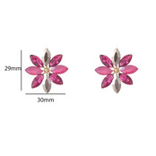 Big Flower Stud Grey Oorbellen E55141-4 Big Flower Stud Grey Oorbellen E55141-4