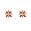 Day & Eve Big Flower Stud Brown Oorbellen E55141-3