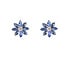 Day & Eve by Go Dutch Label Big Flower Stud Blue Oorbellen E55141-2