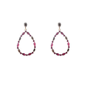 Open Drop Dangle Grey Oorbellen E55144-4