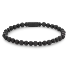 Rebel & Rose Men Black Rocks - All-Black 60088 B-Maat L 20 cm