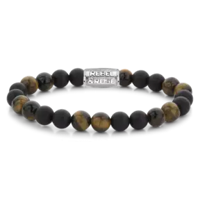 Rebel & Rose Men 80067 S-Matt Tiger Lily Twist Maat L 20 cm