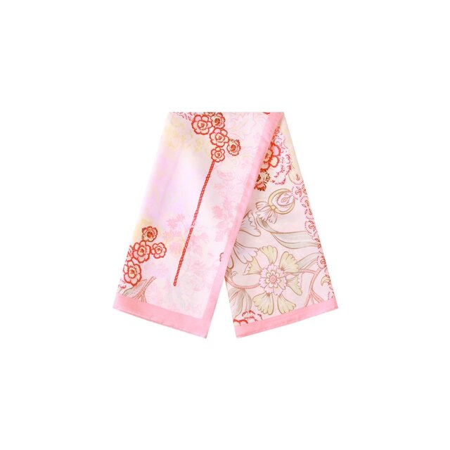 Zomersjaals Bloemen Dagelijks Polyester Dagelijkse Accessoires Pink Zomersjaals Bloemen Dagelijks Polyester Dagelijkse Accessoires Pink