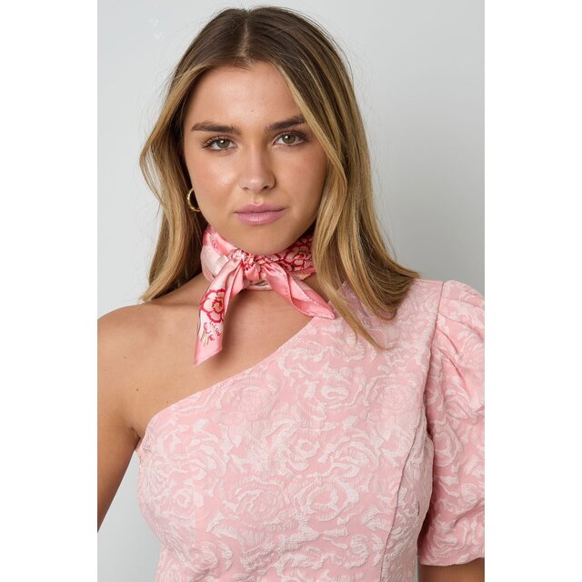 Zomersjaals Bloemen Dagelijks Polyester Dagelijkse Accessoires Pink Zomersjaals Bloemen Dagelijks Polyester Dagelijkse Accessoires Pink