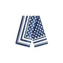 Zomersjaals Polka Dots Casual Polyester Dagelijkse Accessoires Dark Blue