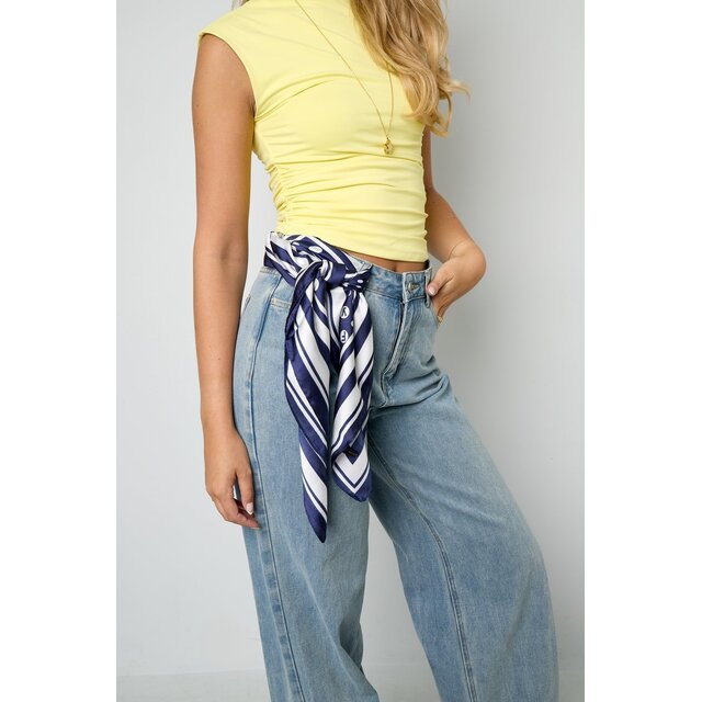 Zomersjaals Polka Dots Casual Polyester Dagelijkse Accessoires Dark Blue Zomersjaals Polka Dots Casual Polyester Dagelijkse Accessoires Dark Blue