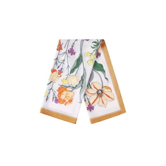 Zomersjaals Bloemen Casual Polyester Dagelijkse Accessoires Orange Zomersjaals Bloemen Casual Polyester Dagelijkse Accessoires Orange
