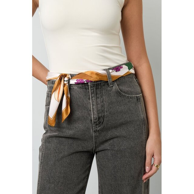 Zomersjaals Bloemen Casual Polyester Dagelijkse Accessoires Orange Zomersjaals Bloemen Casual Polyester Dagelijkse Accessoires Orange