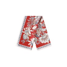 Zomersjaals Bloemen Casual Polyester Dagelijkse Accessoires Red