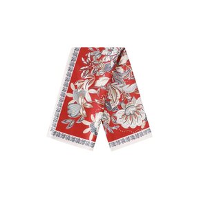 Zomersjaals Bloemen Casual Polyester Dagelijkse Accessoires Red