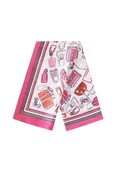 Zomersjaals Cartoon Dagelijks Polyester Dagelijkse Accessoires Rose Red