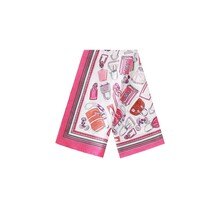 Zomersjaals Cartoon Dagelijks Polyester Dagelijkse Accessoires Rose Red