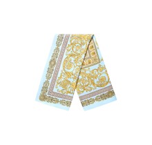 Zomersjaals Bloemen Casual Polyester Dagelijkse Accessoires Baby Blue