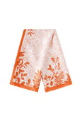 Zomersjaals Bloemen Casual Polyester Dagelijkse Accessoires Oranje
