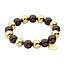 Biba Magic Beads Armband Bruin 55451Mix08