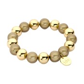 Magic Beads Armband Bruin 55451Mix04 Magic Beads Armband Bruin 55451Mix04