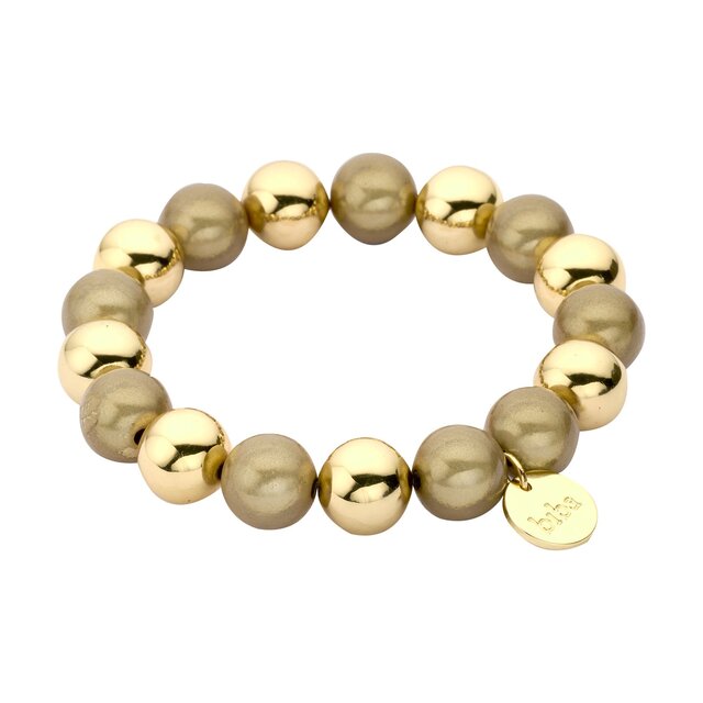 Magic Beads Armband Bruin 55451Mix04 Magic Beads Armband Bruin 55451Mix04