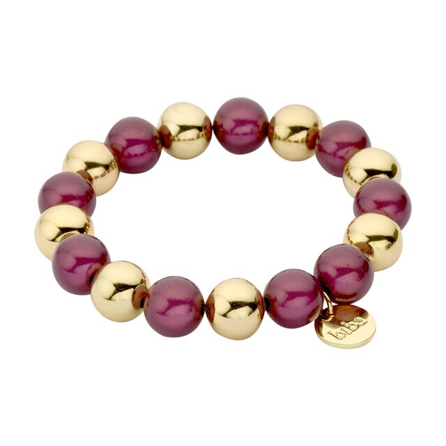 Magic Beads Armband Paars 55451Mix09 Magic Beads Armband Paars 55451Mix09