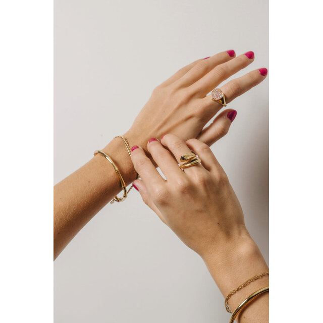 Rose & Camellia ring