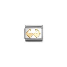 NOMINATION COMPOSABLE CLASSIC SYMBOLS HEART GLASSES 030149/67