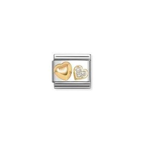 NOMINATION COMPOSABLE CLASSIC GLITTER SYMBOL HEART ROUNDED HEART 030220/26