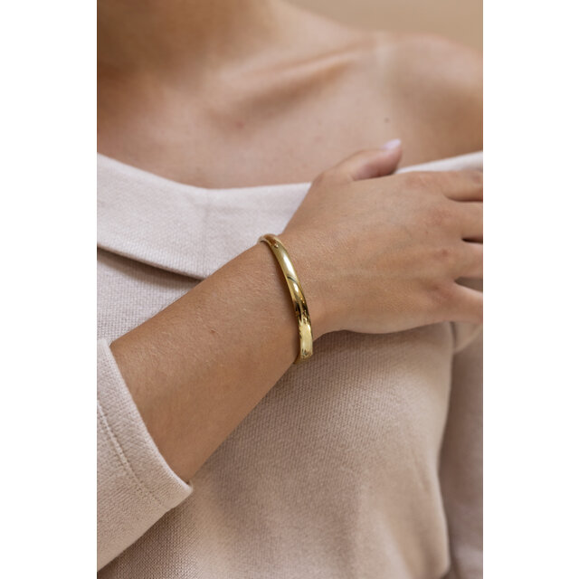 Classic bangle (M) - 14K B7102-2