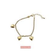 Big Heart Bracelet - 14K B5475-2