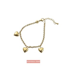 Big Heart Bracelet - 14K B5475-2