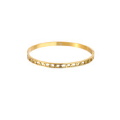 Open Heart Bangle - 14K B5369-2