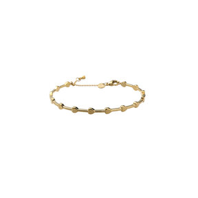 Small Hearts Bangle - 14K B5365-2