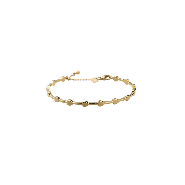 Small Hearts Bangle - 14K B5365-2