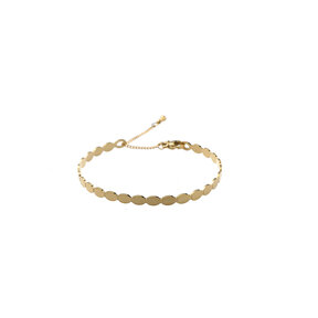 Small Ovals Bangle - 14K B5363-2
