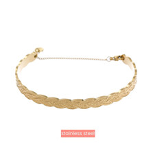 Braid Bangle - 14K B4726-2