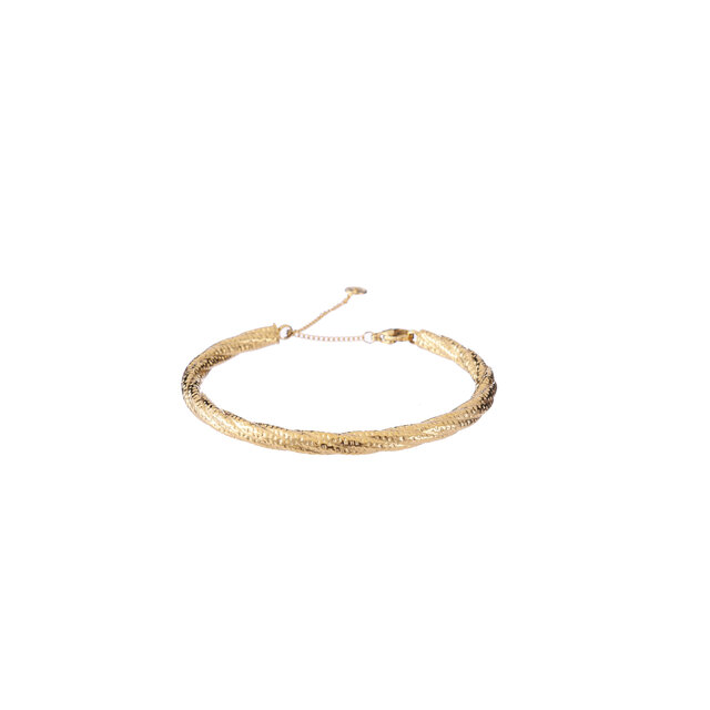 Hammered Bangle - 14K  B4718-2