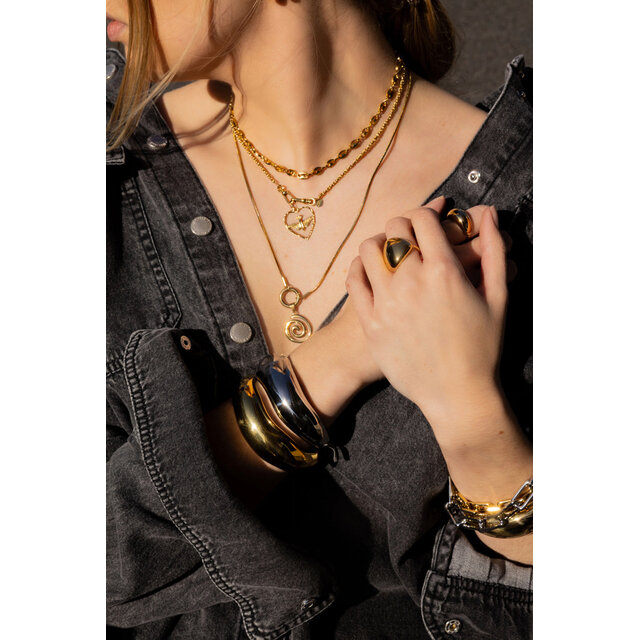 Rose & Camellia ring