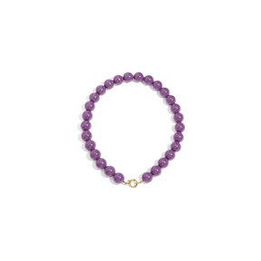 Trendy Kralen Ketting 15mm Dark Purple