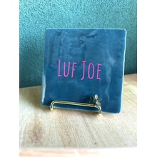 Gouden tegelstandaard bloemetje