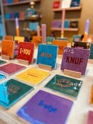 Tegeldisplay klein hout (1 tegel)