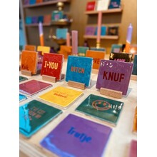 Tegeldisplay klein hout (1 tegel)