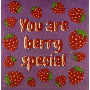 Tegeltje you are berry special lila/multi