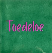 Tegeltje toedeloe hardgroen/roze